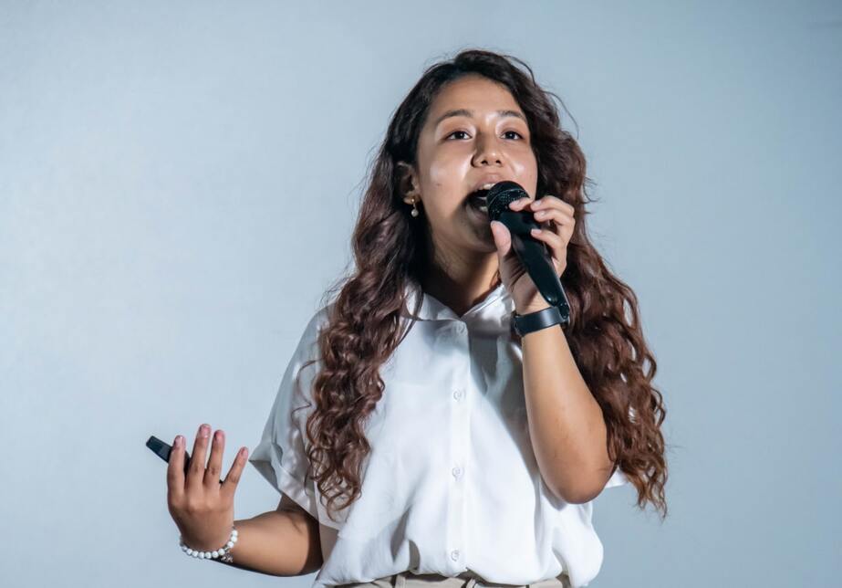 Lightning presenter Reeya Baidya Lightning presenter Reeya Baidya