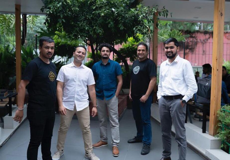 Organizers and presenters pose for a photograph. (L-R): Saroj Shahi, Abhash Bikram Thapa, Shyam Adhikari, Swapnil Acharya and Rabin Sharma Organizers and presenters pose for a photograph. (L-R): Saroj Shahi, Abhash Bikram Thapa, Shyam Adhikari, Swapnil Acharya and Rabin Sharma